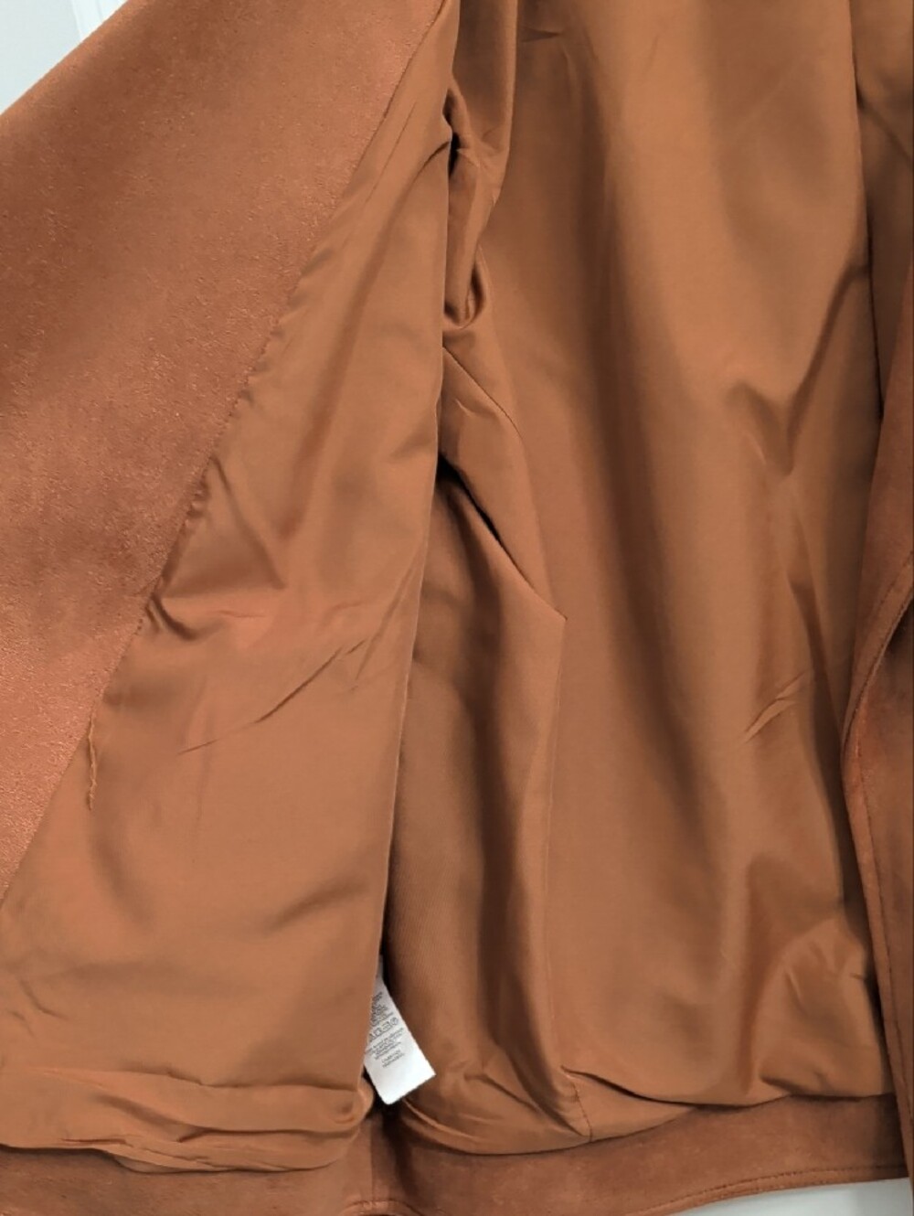 LOFT Tan Faux Suede Moto Jacket - Picture 5 of 7